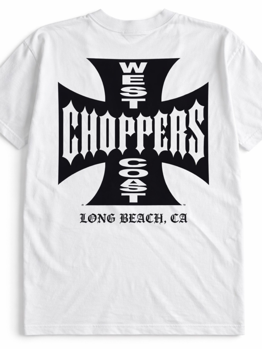 West Coast Choppers Graphic Tee - White/Black New Vintage Size L